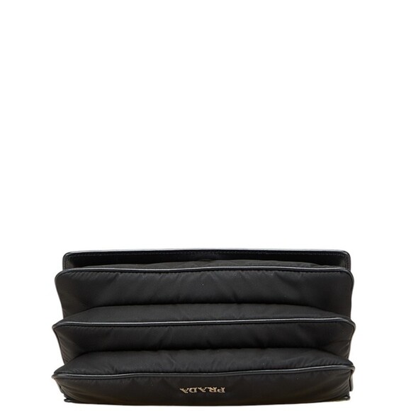 PRADA Black Leather Shoulder Bag - Picture 3 of 14